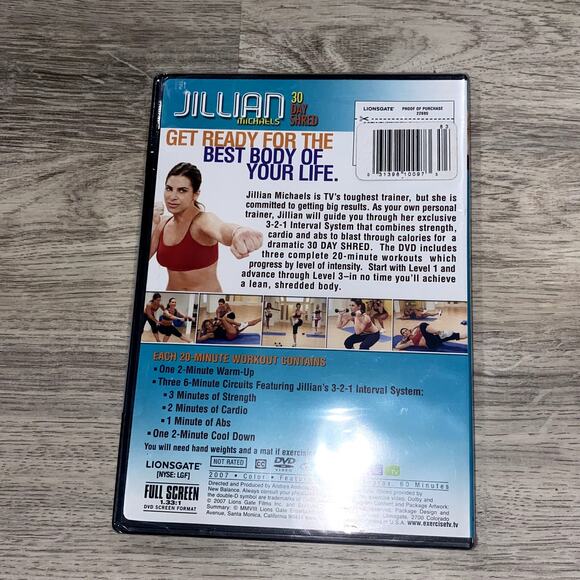 NWT Exercise DVDs 3-Pack - 30 Day Shred, Yoga, & Lift Weights to lose weight - Picture 6 of 9